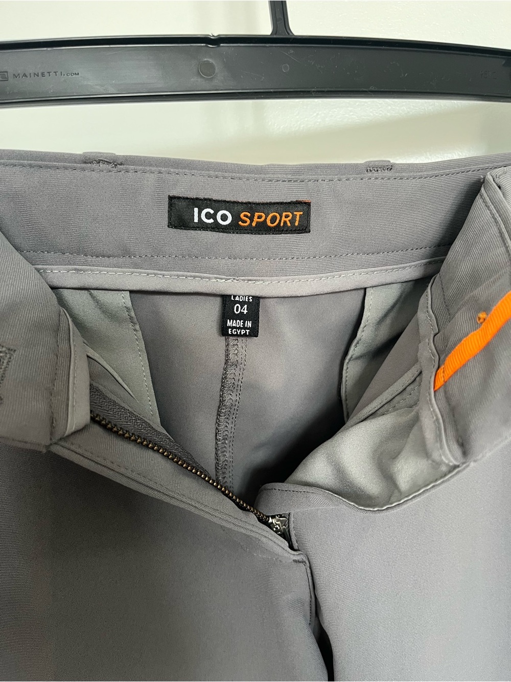 Ladies Gray Work Pants - ICO Sport Size 04